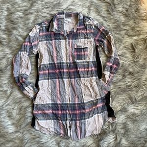 Dkny flannel sleep shirtdress